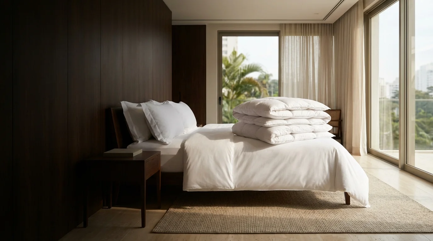 Lavanderia para pousadas e pequenos hotéis: enxoval terceirizado